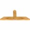 Ekena Millwork Portland Rough Sawn Timber Gable Bracket, Western Red Cedar, 36"W x 16"H x 2"D x 4"F, 11/12 Pitch GBW036X16X0204POR00RWR - alternate 4